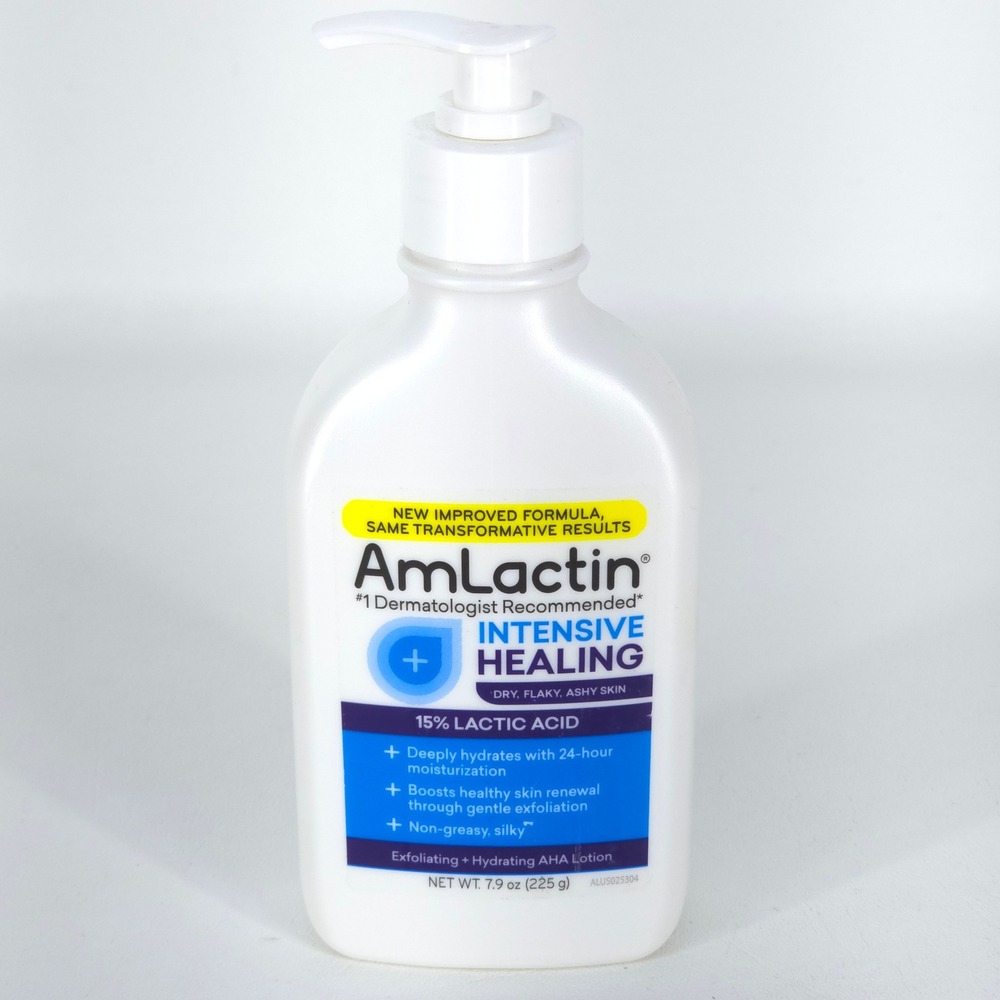 AmLactin Intensive Healing Lotion 7.9 oz 15% Lactic Acid Dry Skin Fragrance-Free